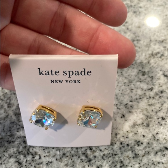 Kate Spade Diamond Gold Earrings - Picture 7 of 7